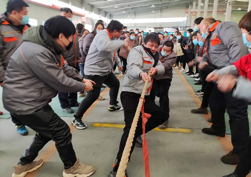 【 凝心聚力展风采，“绳”彩飞扬迎新年 】2021年第十二届“风采杯”拔河比赛精彩上演