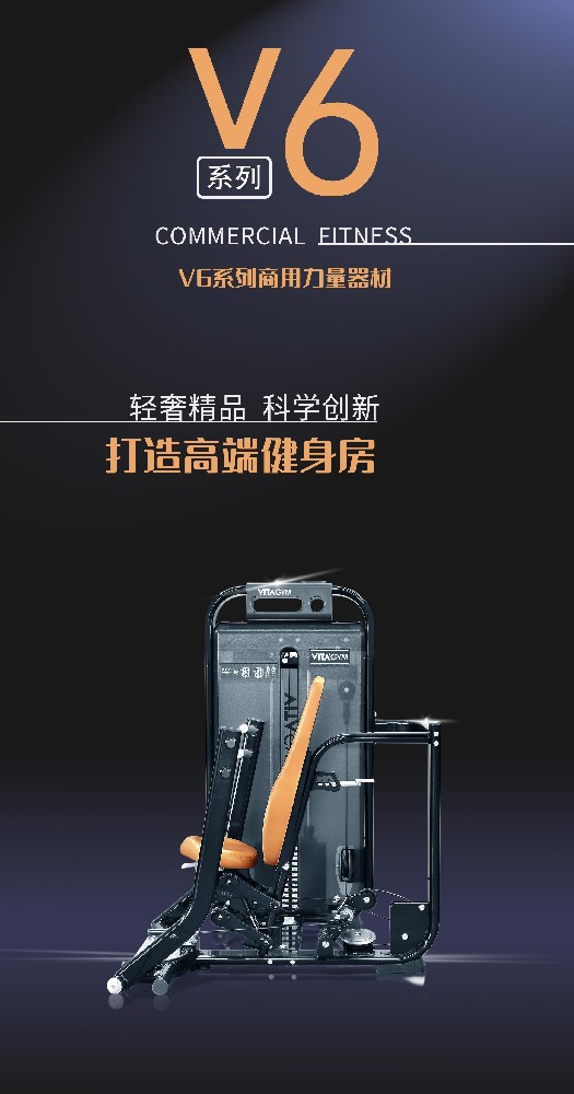 VITAGYM | V6系列商用力量器材，高端健身房的选择